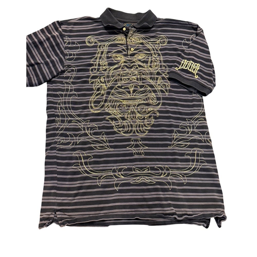 Coogi XXL‎ Embroidered Lion Polo Shirt